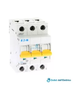 Eaton plsm-b25/3 circuit breaker 10ka 3p b 25a 242450