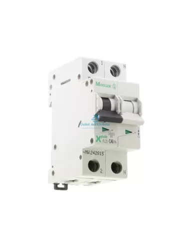 Eaton moeller plz6-c40/1n disyuntor 6ka 1p+nc 40a