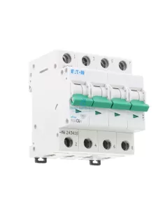 Eaton pls4-c6/4 disyuntor 4.5ka 4p c 6a