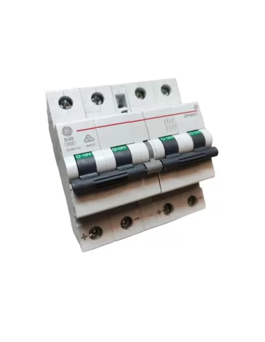 Ge power 688027 ep100uc interruptor automático fotovoltaico 4p 40a b 880//1000vcc 4,5m