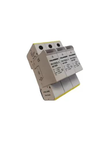 Italweber 2445208 descargador de sobretensiones seguro 1000vcc 20//40ka 3p clase ii