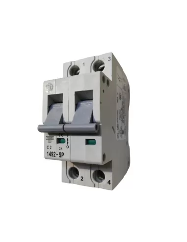 Allen-bradley 1492-sp2c020 disyuntor modular iec 2p curva c 2a