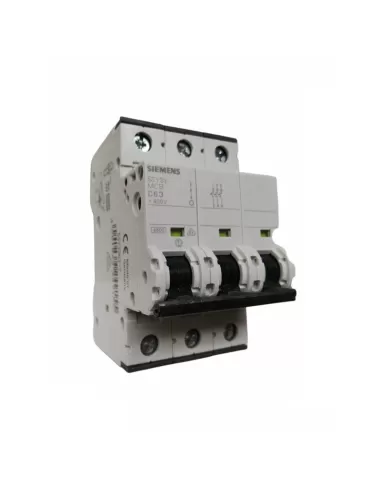 Disjoncteur Siemens 5sy33637 3p 63a 4,5k c 3mod