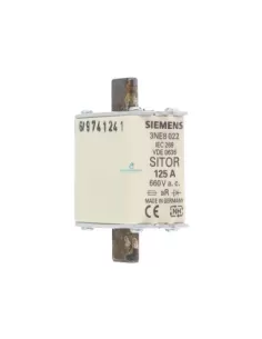 Fusible Siemens 3NE80221, groupe 00, 125 A, 690 V