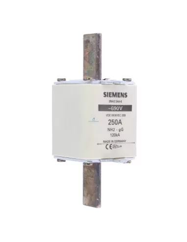 Fusible Siemens 3NA32446 NH 2 GL/GG 250 A 690 V CA