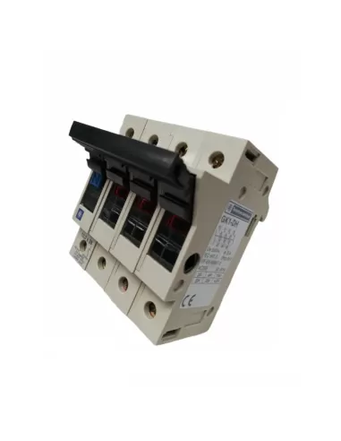 Schneider telemecanique gk1dh fuse holder 4p 10.3x38