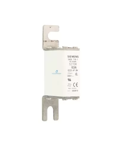 Fusible Siemens 3NE87181 Sitor GR 000 AR 63A 690V