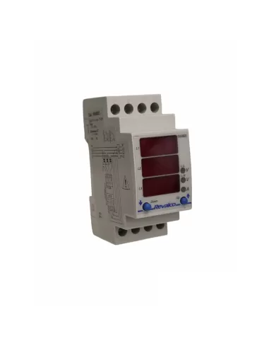 Multimètre triphasé Revalco 1ranm23 230 V 2 modules DIN LED