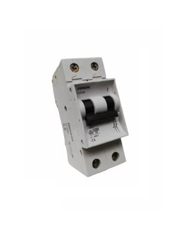 Siemens 5sx42257 2p c 25a 10ka circuit breaker