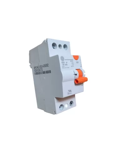Ge power 690778 dcg240//030 pure differential switch 2p type ac 0.03a 40a 2m