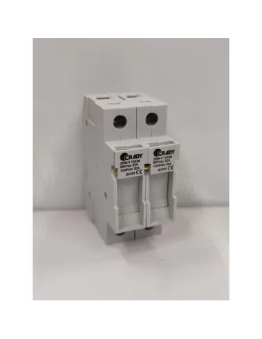 Porte-fusible Crady 0111705 2-zrm-0 10x38 32a 690vca 2 modules