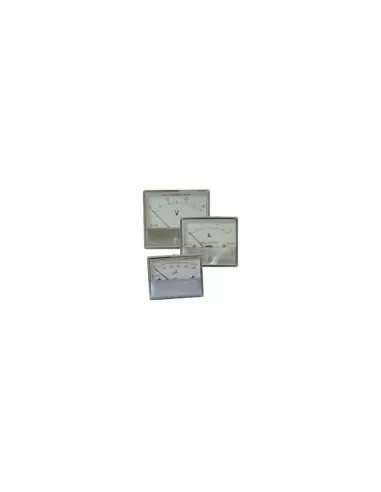 Mega elettronica bm55//tl amperometro a bobina mobile 70x61mm 50-0-50a