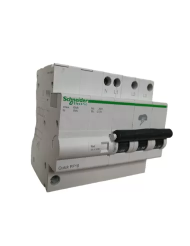 Système de protection contre la foudre modulaire Schneider 16618 Quick PF10 3P N INOM 5 KAA