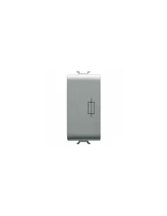 Gewiss portafusibile 16a 250v ac 1 mod  titanio serie chorus gw14491