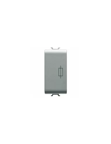 Gewiss fuse holder 16a 250v ac 1 mod titanium chorus series gw14491