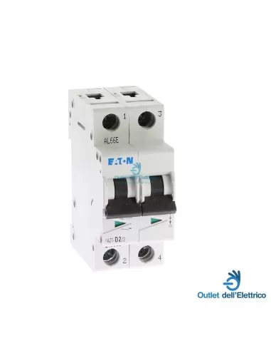 Disjoncteur Eaton Fazt-d2/2 15 kA 2P D 2A