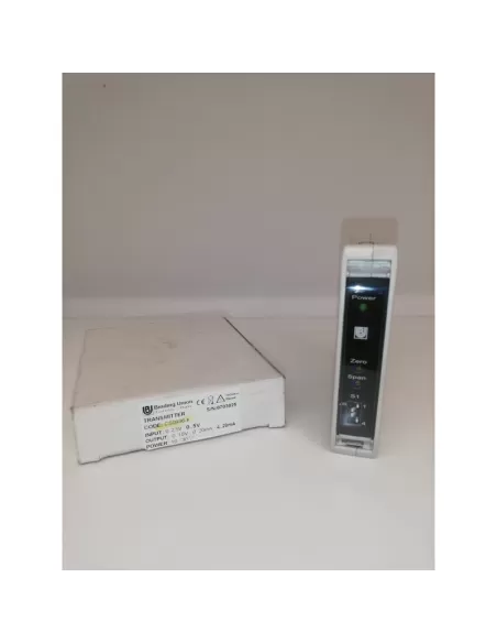 Émetteur Binding Union CS0936-K : entrée 0-5 Vcc, sortie 0-10 V// 0-4 V 20 mA 30 V