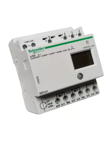 Schneider 17072 me4zrt misuratore di potenza 3p n 6000a res//rip ins ta