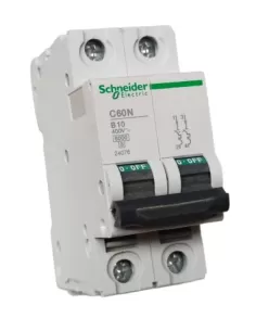 Schneider 24076 Thermomagnetschalter 2p 10a 6k b 2mod c60
