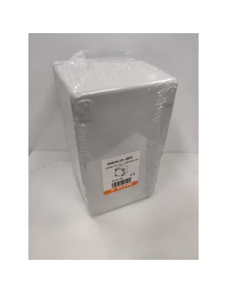 Boîtier en aluminium New Elfin 040c0915-1ep2, dimensions : 92 x 152 x 100 mm, 2 orifices d’entrée de câble