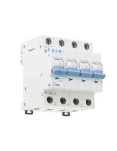 Disjoncteur Eaton -Moeller 243111 PLS6-D20/4, 6 kA, 4 pôles, 20 A