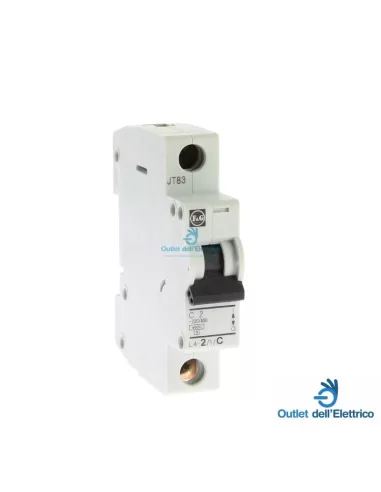 Interrupteur Eaton 1P 2A 4,5Ka C (Felten & Guillaume)