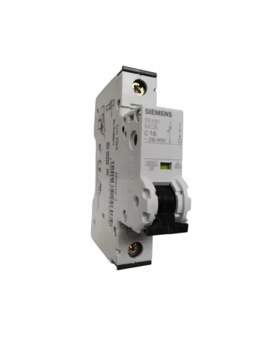 Siemens 5sy61167 disjoncteur 1p 16a 6k c 1mod