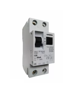 Siemens 5su37670kw25 1p n 30ma c25 6ka differential circuit breaker