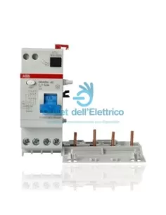 Bloc différentiel ABB B427945, 4 pôles, 25 A max., 0,3 A AC, 2 modules