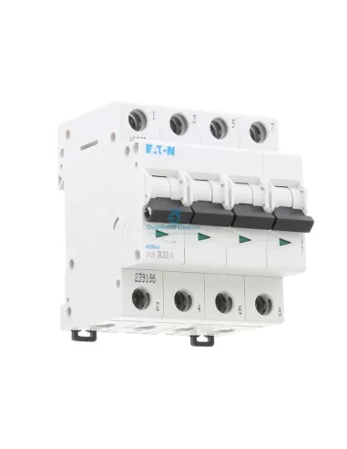 Disjoncteur Eaton Faz6-b32/4 6 kA 4 pôles b 32 A
