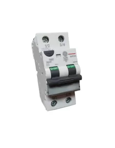 Ge power 606790 dpc45c20//030 disjoncteur à courant résiduel 2p 20a 4,5ka ac//0,03 2m