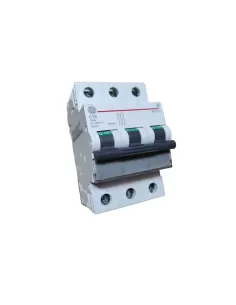 Ge power 667680 ep253c10 circuit breaker 3p10a curve c 3m