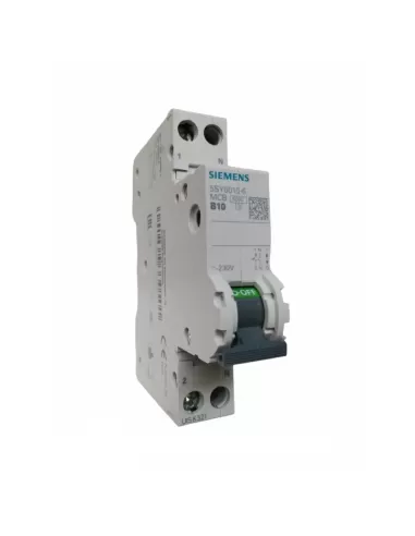 Siemens 5sy60106 disjoncteur 1p n 1um b10 6ka
