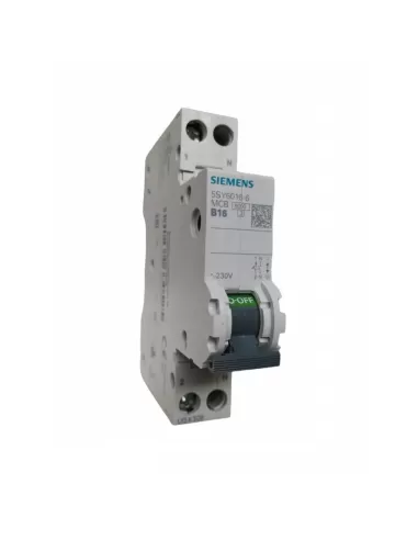 Siemens 5sy60166 disjoncteur 1p n 1um b16 6ka