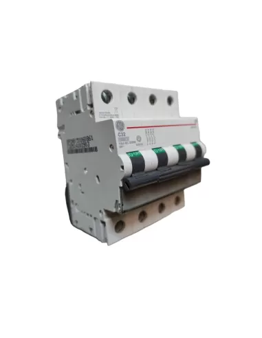 Ge power 672318 ep104c32 disjoncteur automatique 4p 32a 10ka c rina 4m