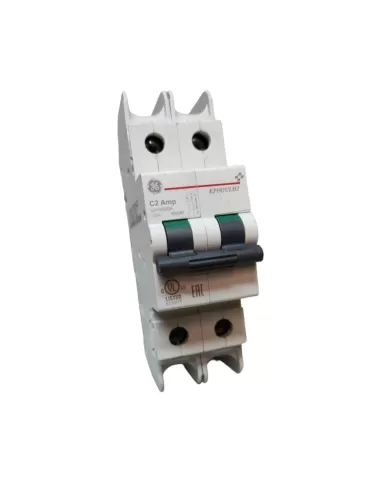 Ge power 690283 ep102ulh2c02 disjoncteur 2p 4a 10ka c02 240v ul489