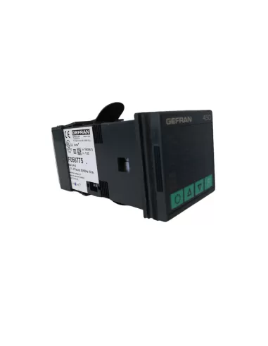 Gefran f056775 450-d-r-0 temperature regulator 1//16din 48x48 1 relay output 11 27vac//dc tc//pt100