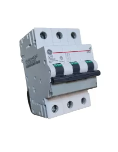 Disjoncteur GE Power 672091 EP63C10 tripolaire 10 A 6 kA C RINA 3 M