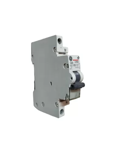 Ge power 672206 cp60 disjoncteur 1p n 20a 6k