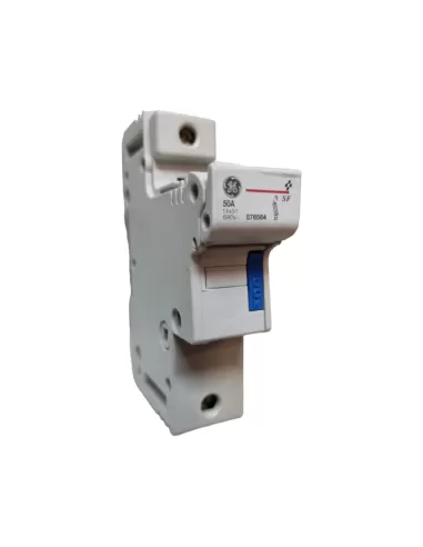Porte-fusible GE Power 676564 SF1//14x51, monopoint, 50 A, 1,5 m