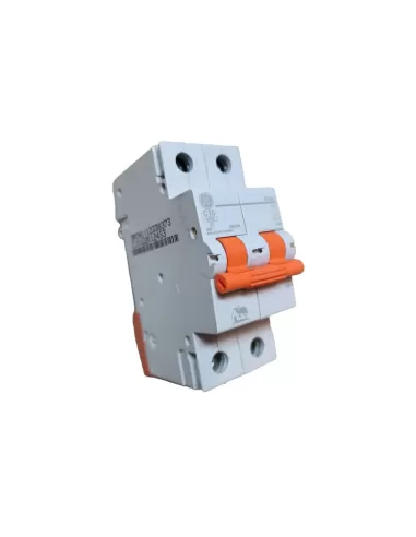 Ge power 690705 dg42 c10 automatic circuit breaker 2p 10a 4.5ka c 2m