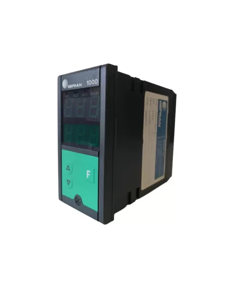 Contrôleur de température Gefran f000333 1000-v-3r-0-0 48x96 (supports de montage manquants)