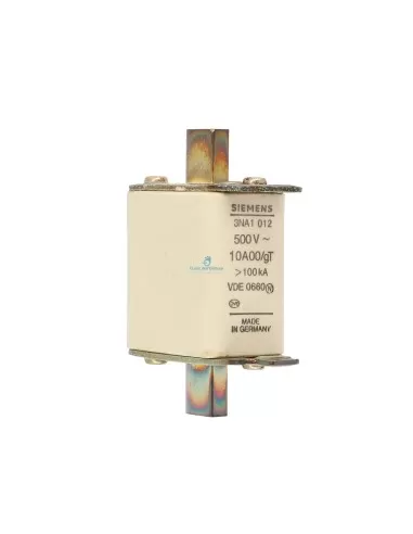 Siemens 3na1012 fuse nh 00 - gt 10a 100ka 500v
