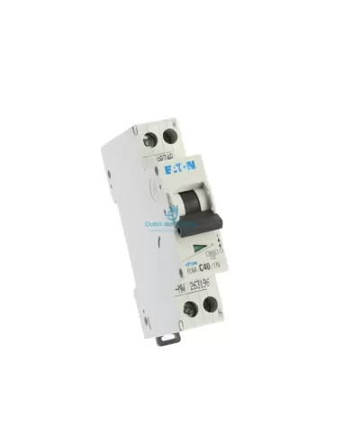 Eaton 263196 pln4-c40/1n interruttore magnetotermico 4,5ka 1p+n 1mod  40a c