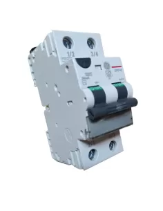 Ge power 606791 dpc45c25//030 differential circuit breaker 2p 25a 4.5ka ac 0.03