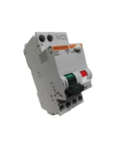 Disjoncteur différentiel Merlin Gerin 19287 1 N 16 A 0,03 A C-AC 6 kΩ 2 modes