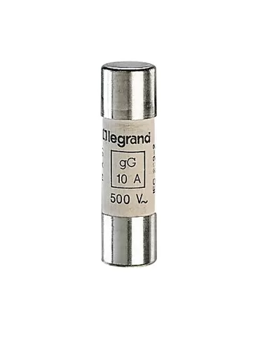 Legrand 014310 cylinder fuses -gg acr 14x51- 10a s//perc