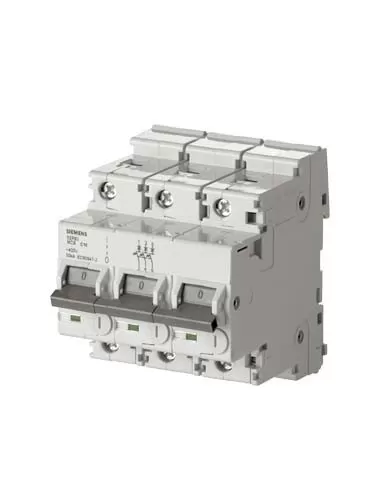 Disjoncteur Siemens 5SP93637KC47, 50 kA, triphasé, 63 A, 4,5 µm