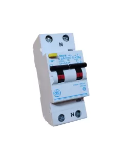 Interrupteur magnétothermique différentiel GE Power 569738, 1P N, 25 A, 30 mA, 6 kA, 2 modes