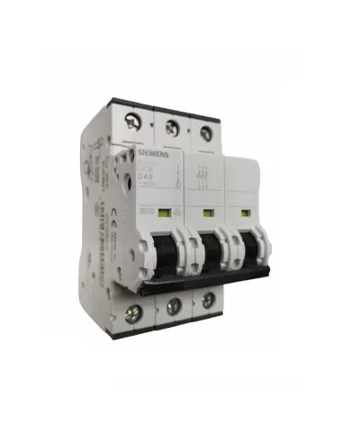 Siemens 5sy73408 interruttore magnetotermico 3p 40a 25k d 3mod